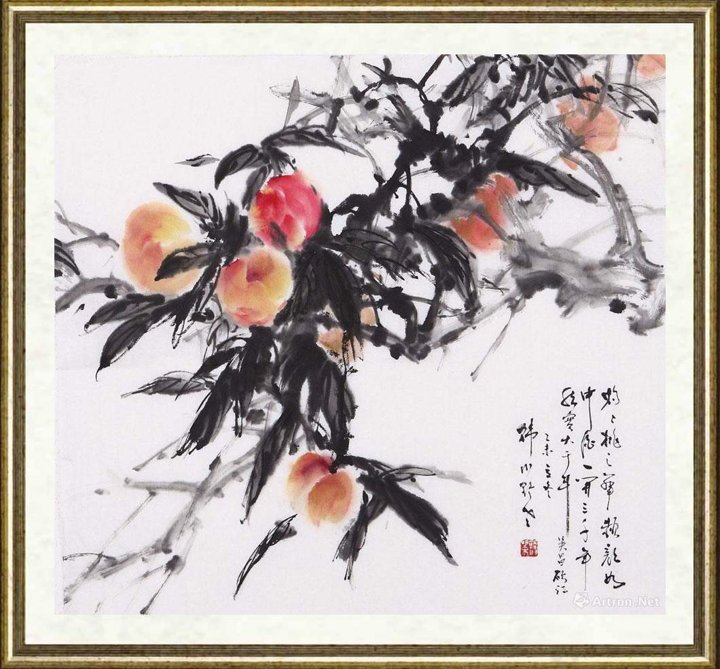 蔡瑜_蟠桃 灼灼桃之花赪颜如中酒 一开三千年作 结实大如斗